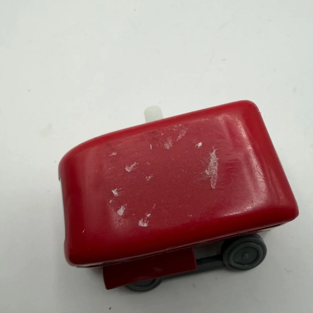 Vintage 1997 Thomas & Friends Bertie the Bus Wind Up Toy Tomy Britt Allcroft Red